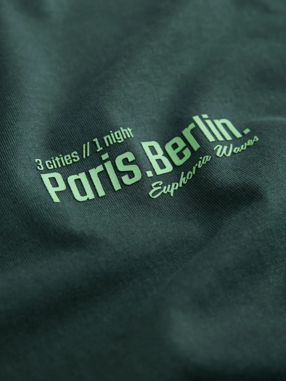 Blue/Green/Stone Relaxed Fit Long Sleeve Graphic Multipack T-Shirt