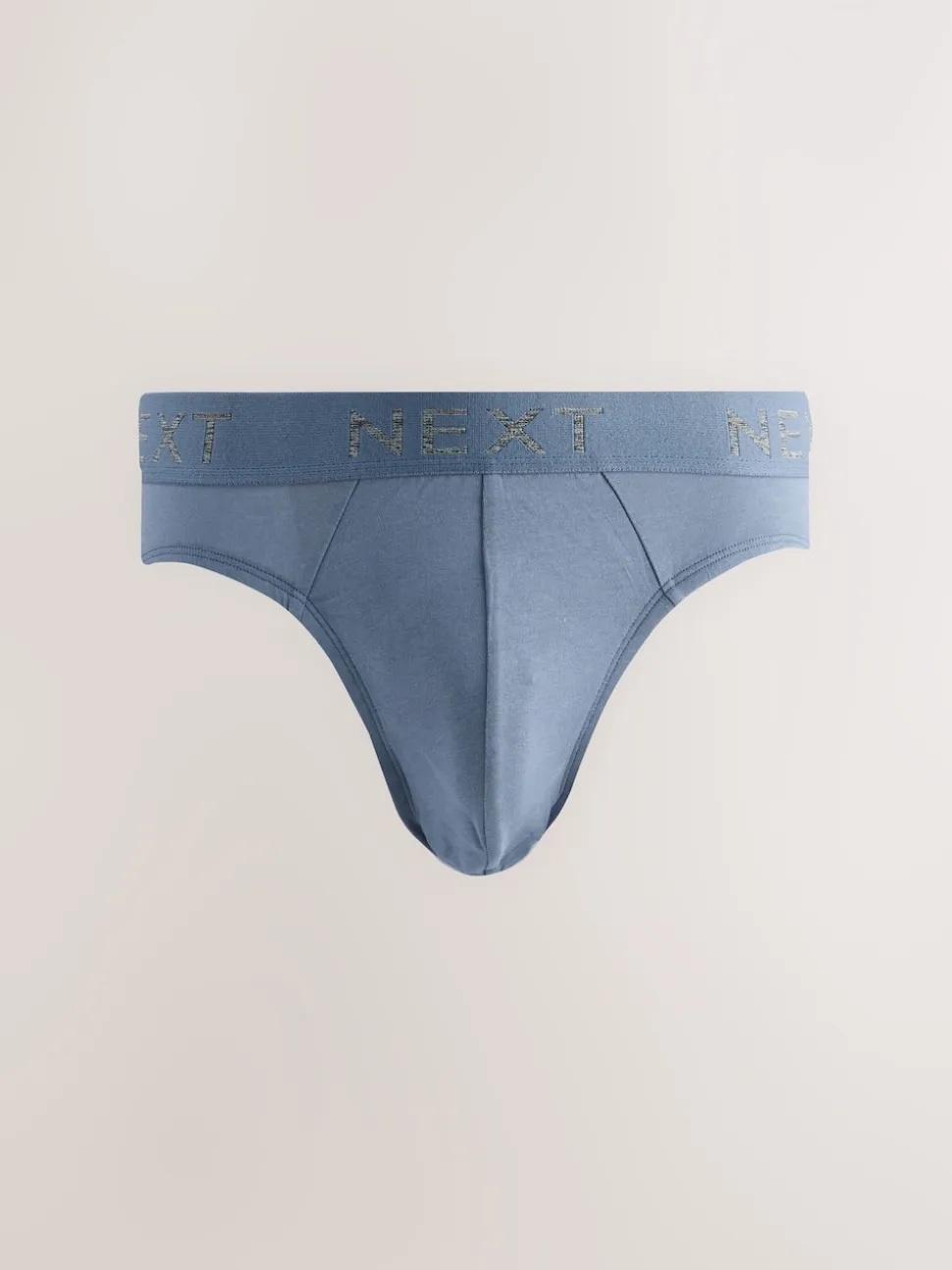 Blue/Grey 5 Pack Cotton Rich Briefs
