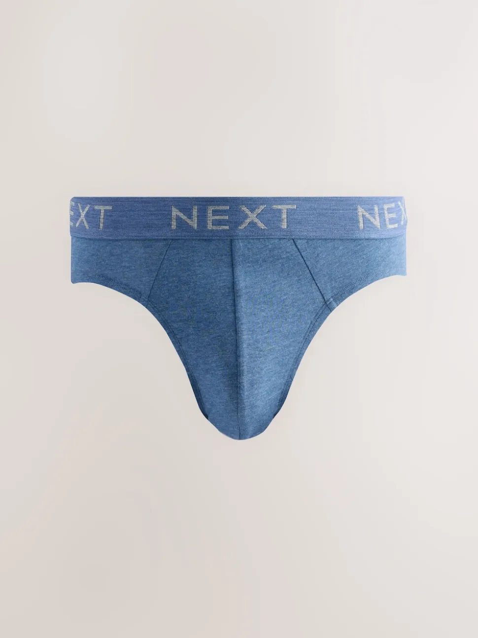 Blue/Grey 5 Pack Cotton Rich Briefs