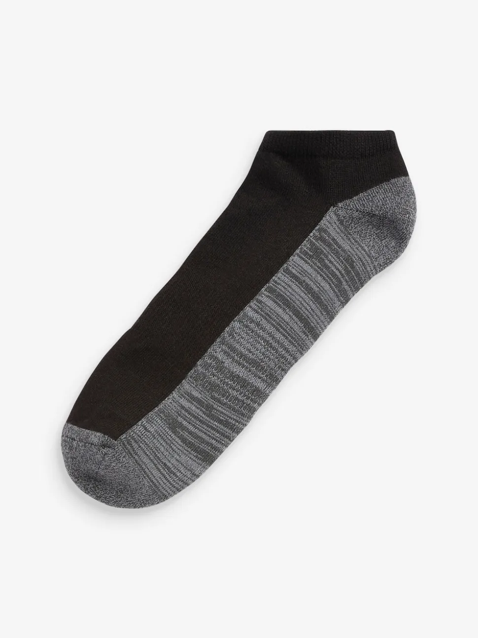 Blue/Grey 5 Pack Cushioned Trainers Socks