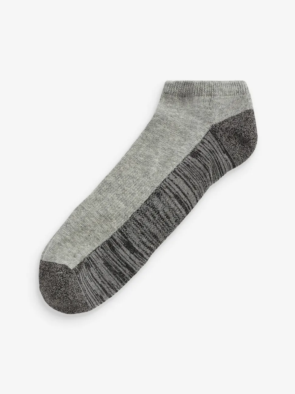 Blue/Grey 5 Pack Cushioned Trainers Socks