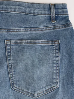 Blue/Grey Bootcut Classic Stretch Jeans