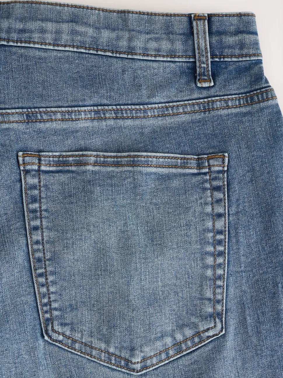 Blue/Grey Bootcut Classic Stretch Jeans