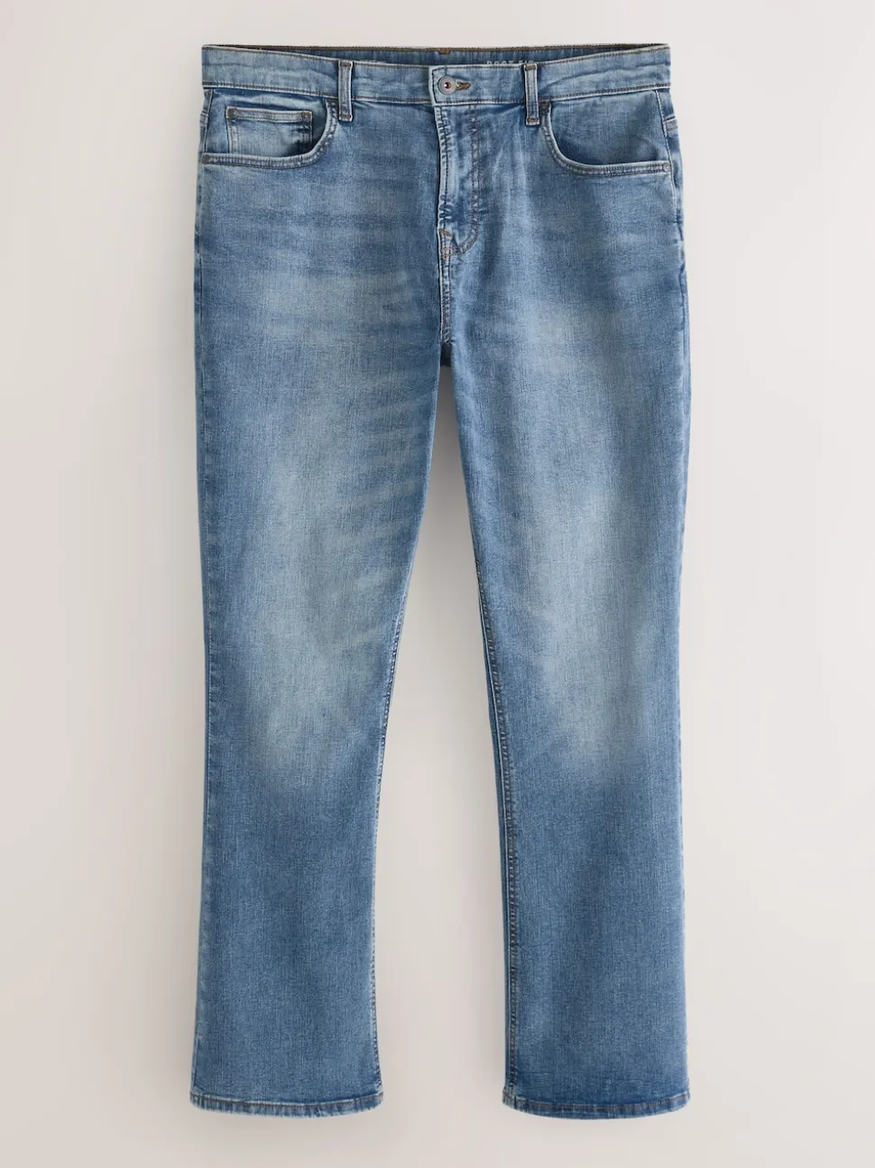 Blue/Grey Bootcut Classic Stretch Jeans