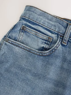 Blue/Grey Bootcut Classic Stretch Jeans