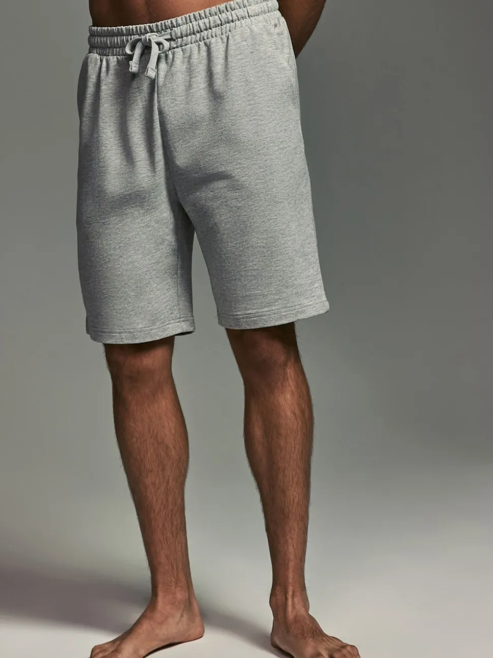 Blue/Grey Loopback Soft Touch 2 Pack Jogger Shorts