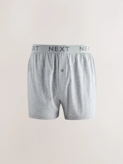 Blue/Grey Loose Boxers 5 Pack