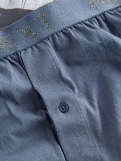 Blue/Grey Loose Boxers 5 Pack