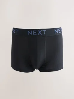 Blue/Grey Marl 10 pack Cotton Rich Blend Hipsters Boxers