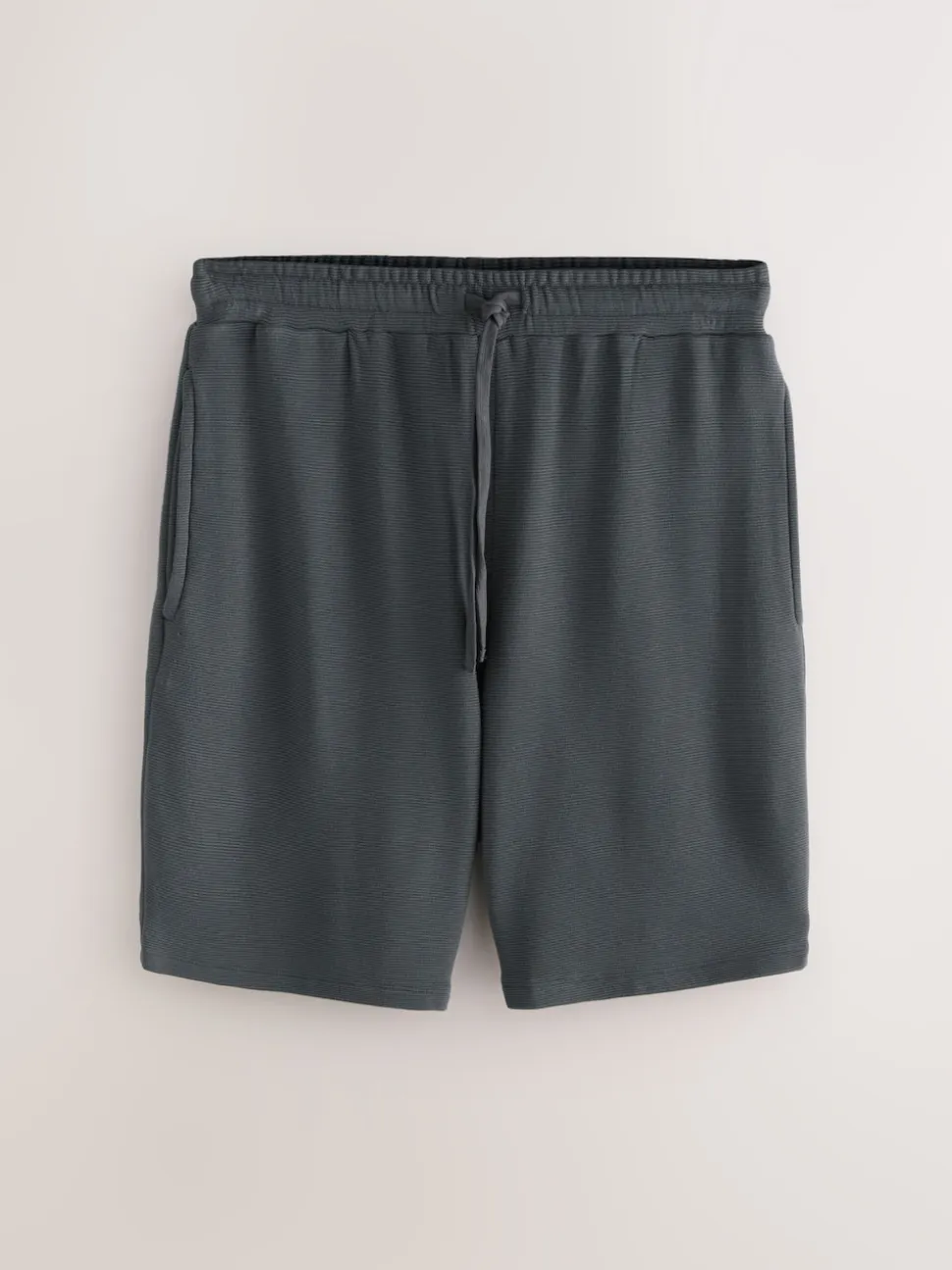 Blue/Grey Ottoman Ribbed Modal Shorts 3 Pack