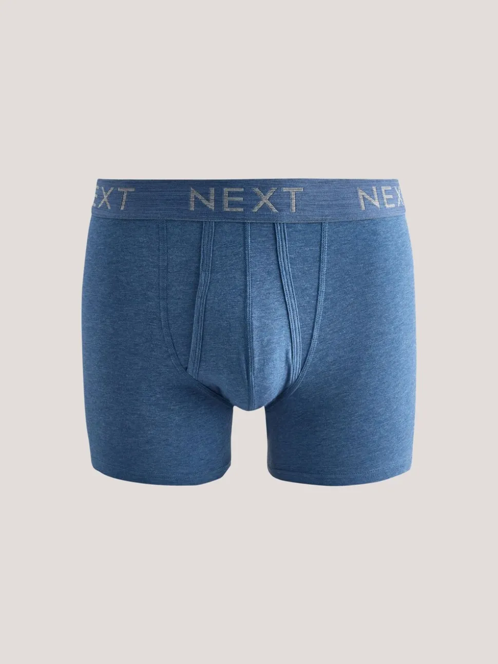Blue/Grey/Black 5 Pack A-Front Cotton Rich Boxers
