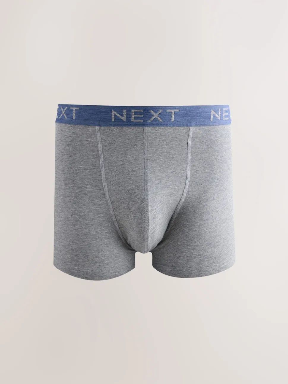 Blue/Grey/Black Cotton Rich Trunk Boxers 10 Pack