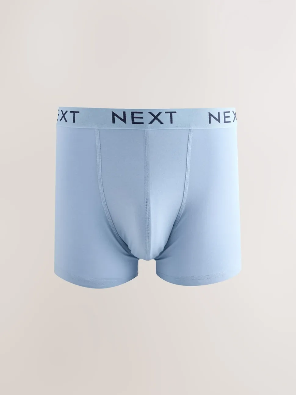 Blue/Grey/Black Cotton Rich Trunk Boxers 10 Pack