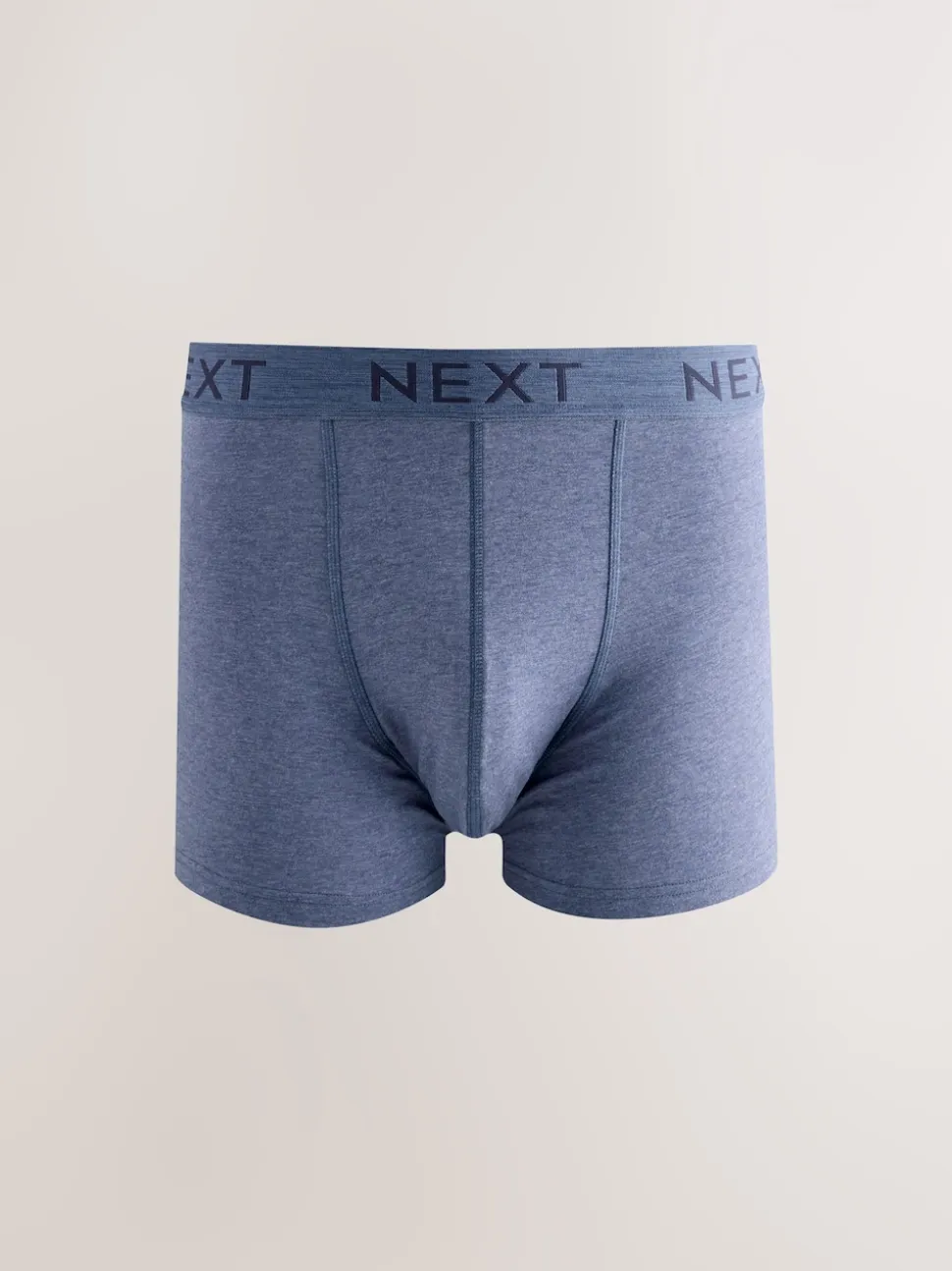 Blue/Grey/Black Cotton Rich Trunk Boxers 10 Pack