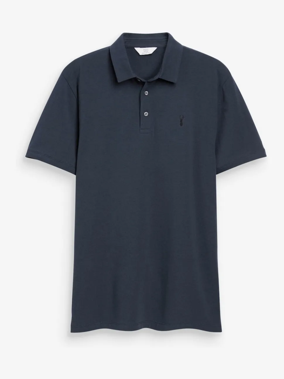 Blue/Grey/Black Plain Short Sleeve Jersey Polo Shirts 3 Pack