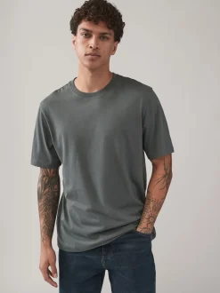 Blue/Navy/White/Steel Regular Fit T-Shirts 4 Pack