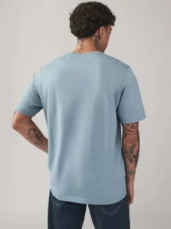 Blue/Navy/White/Steel Regular Fit T-Shirts 4 Pack