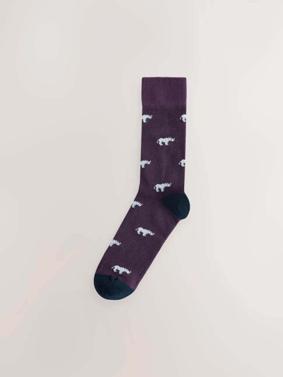 Blue/Red Safari Animals Fun Pattern Socks 8 Pack