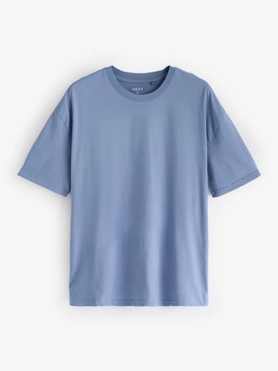Blues/Green/Purple/Neutral Essential Cotton T-Shirts Relaxed Fit 5 Pack