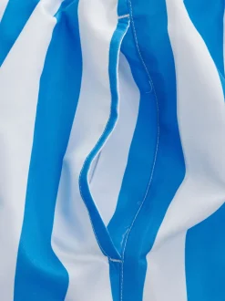 Blue/White Stripe Swim Shorts