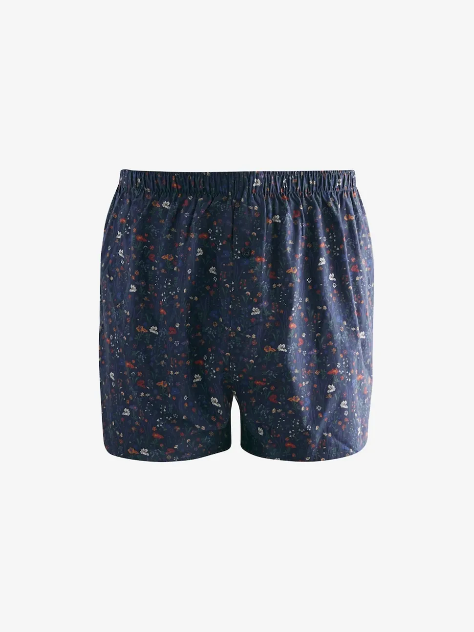 Blue/White/Green Floral 4 pack Woven Pure Boxers