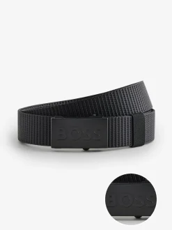 BOSS Black Bosper Tape Logo Belt