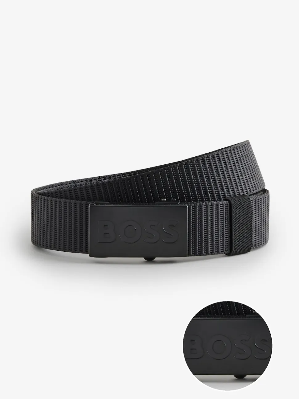 BOSS Black Bosper Tape Logo Belt