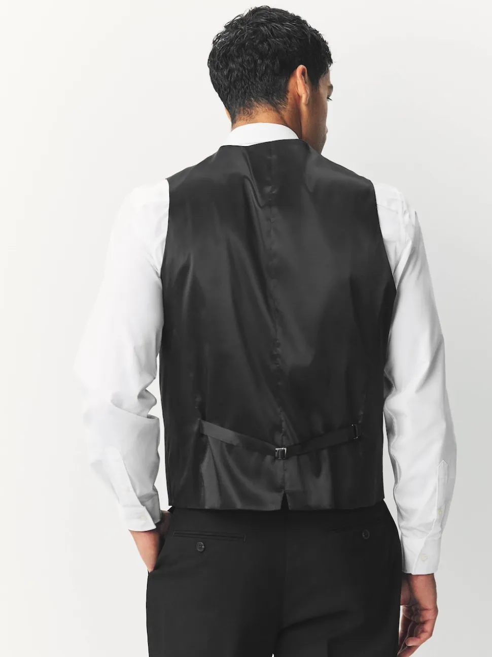 BOSS Black Chrome Slim Fit Tailored Waistcoat