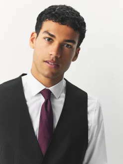 BOSS Black Chrome Slim Fit Tailored Waistcoat