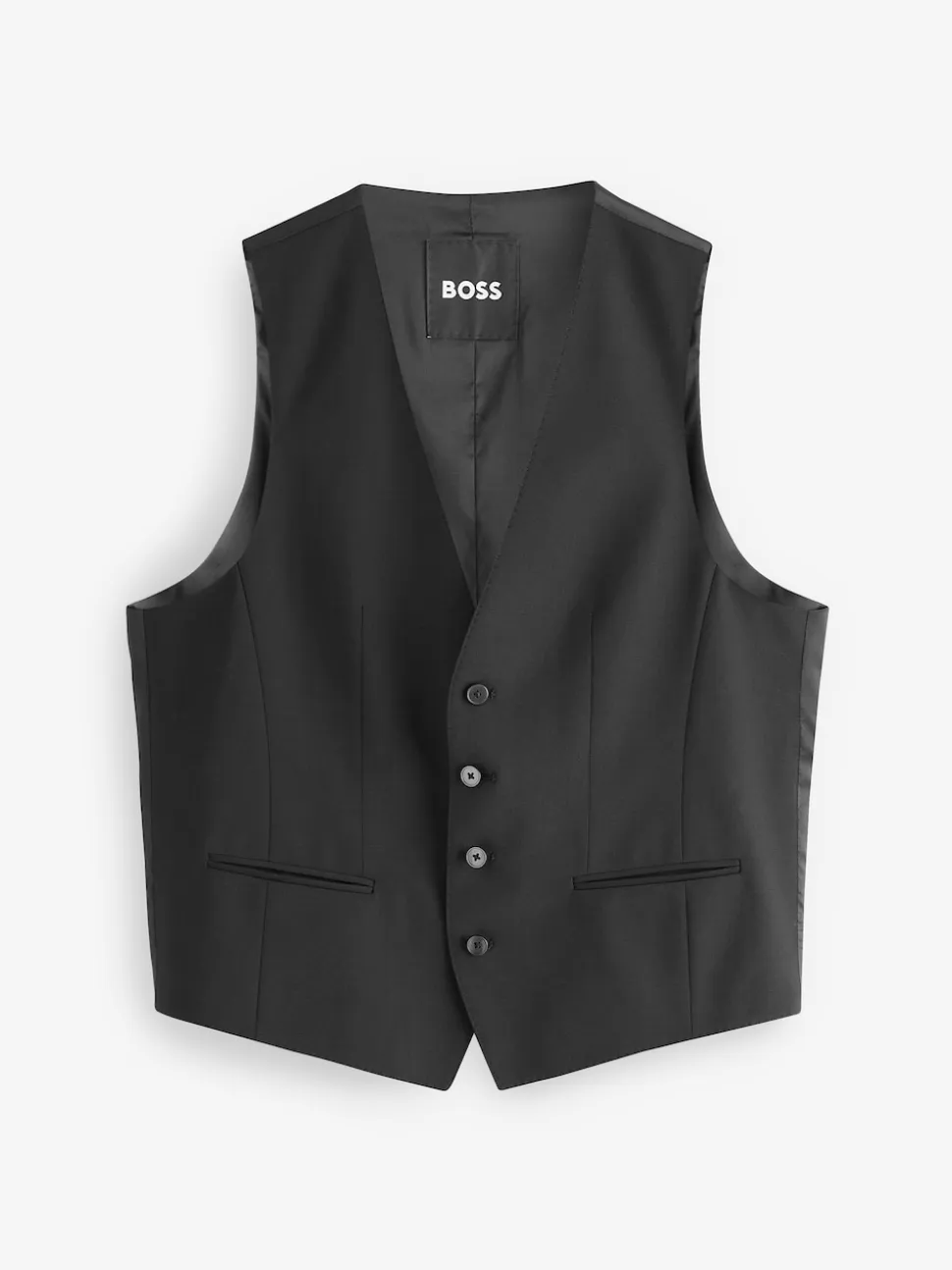 BOSS Black Chrome Slim Fit Tailored Waistcoat