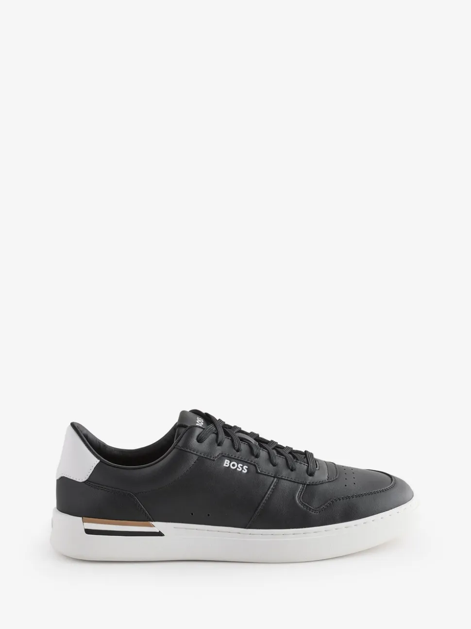BOSS Black Clint Stripe Detail Logo Trainers