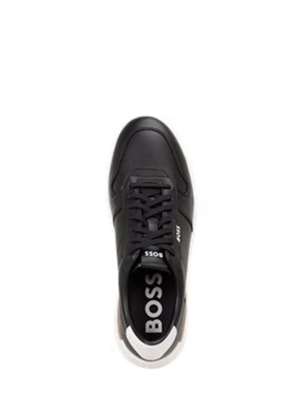BOSS Black Clint Stripe Detail Logo Trainers