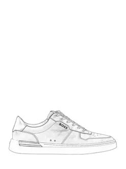 BOSS Black Clint Stripe Detail Logo Trainers