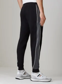 BOSS Black Constrast Stripe Logo Joggers