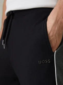 BOSS Black Constrast Stripe Logo Joggers