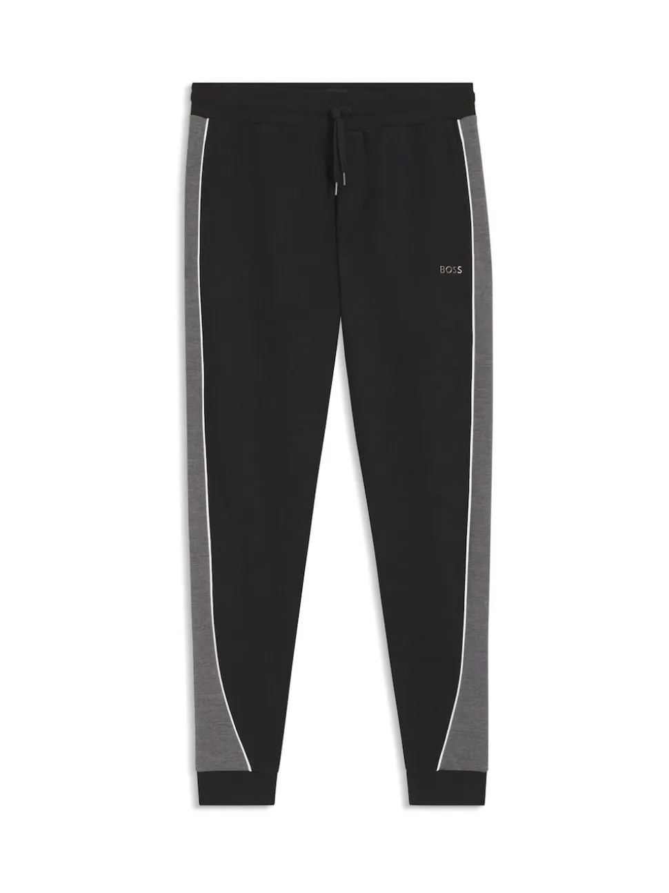 BOSS Black Constrast Stripe Logo Joggers