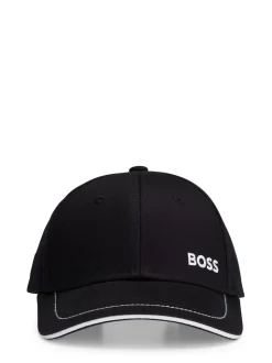 BOSS Black Cotton-Twill Cap