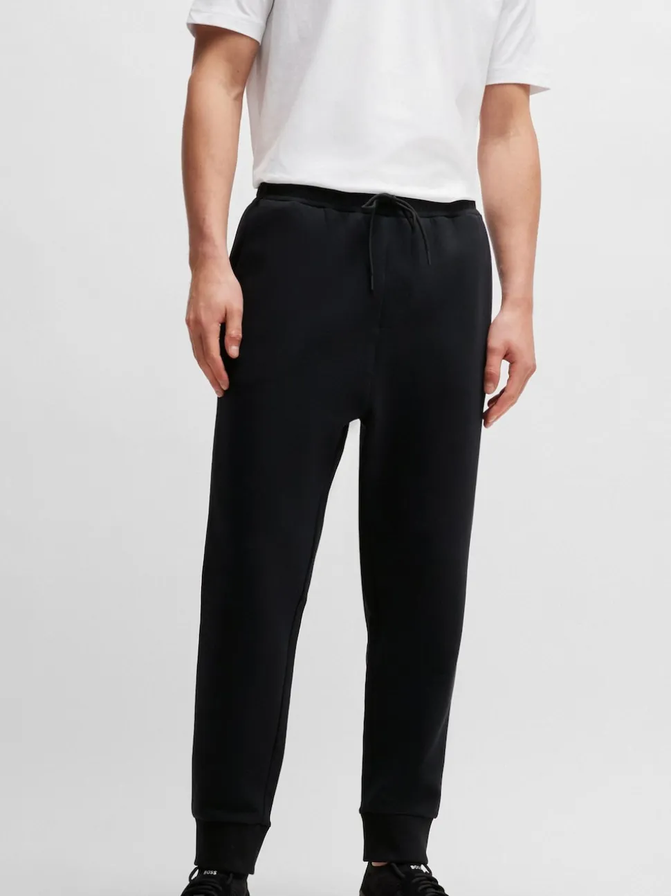 BOSS Black Hadiko Straight Fit Stretch Tracksuit Joggers