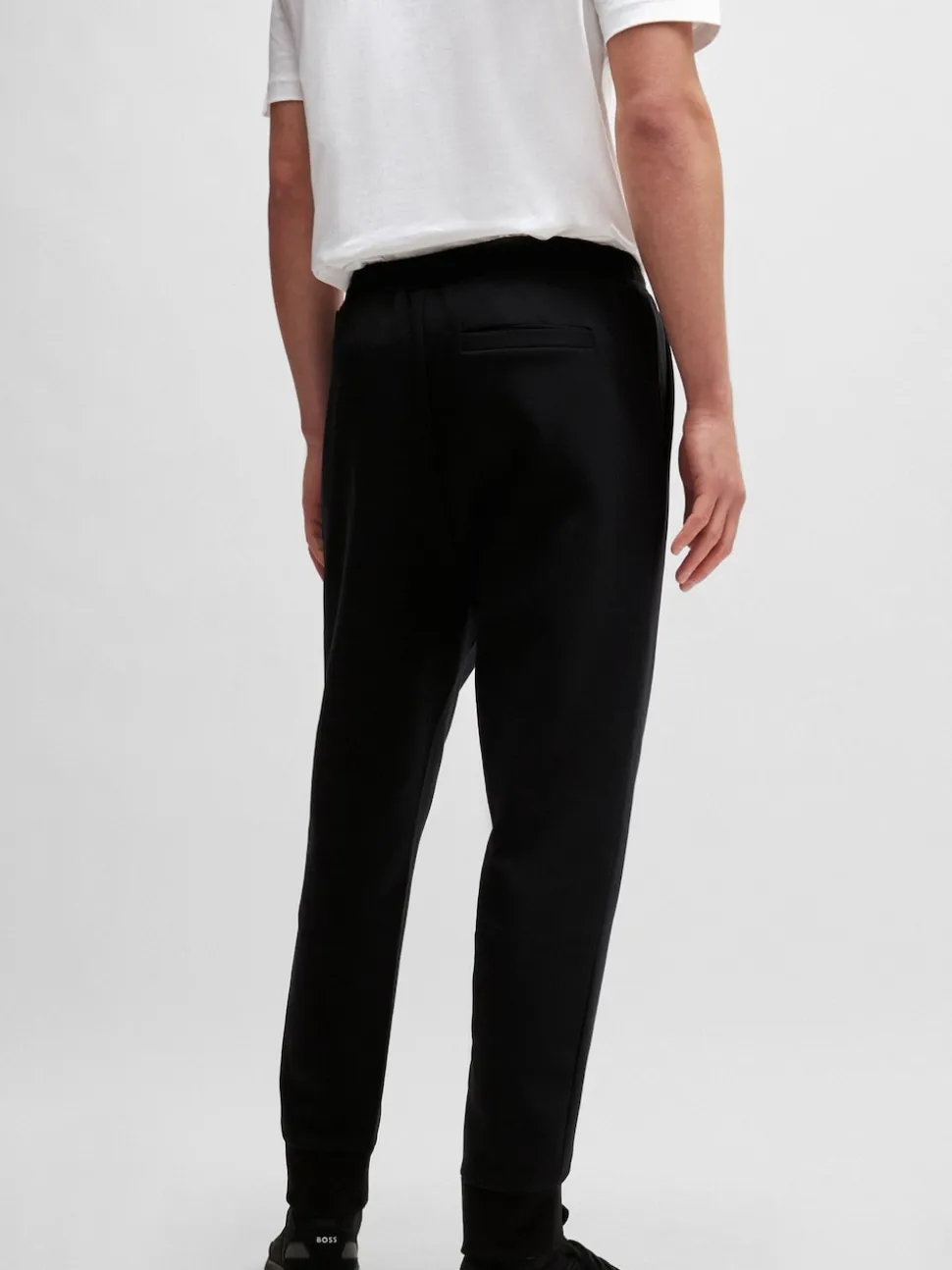 BOSS Black Hadiko Straight Fit Stretch Tracksuit Joggers