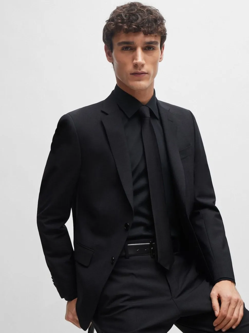 BOSS Black Joe Regular Fit Stretch Poplin Oxford Shirt