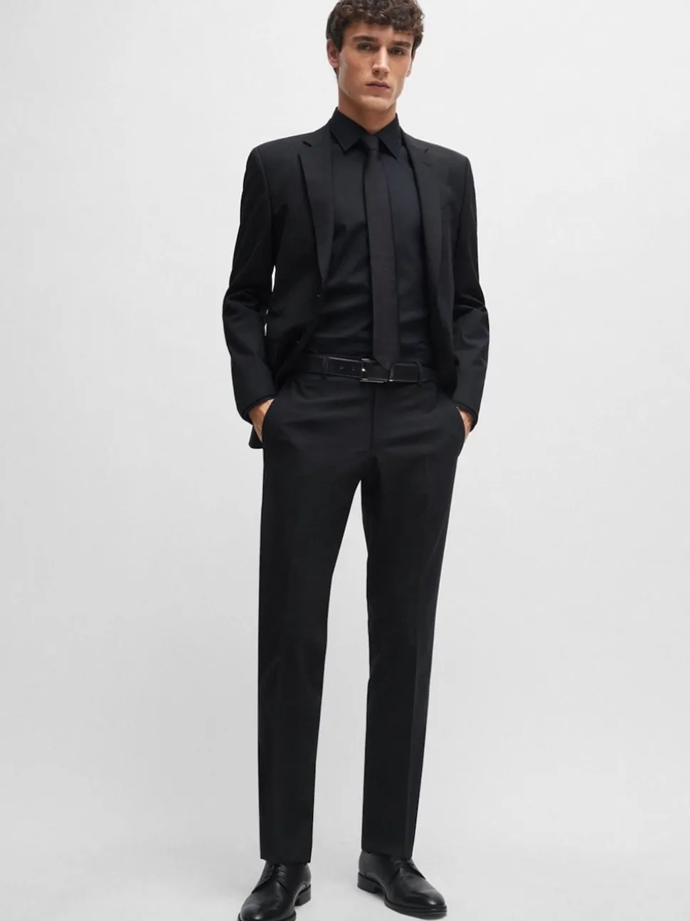 BOSS Black Joe Regular Fit Stretch Poplin Oxford Shirt