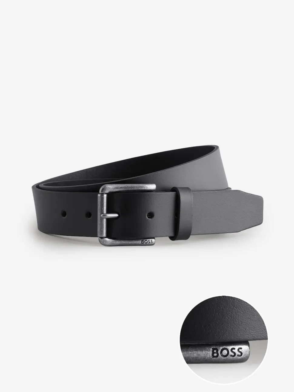 BOSS Black Joris Logo Belt