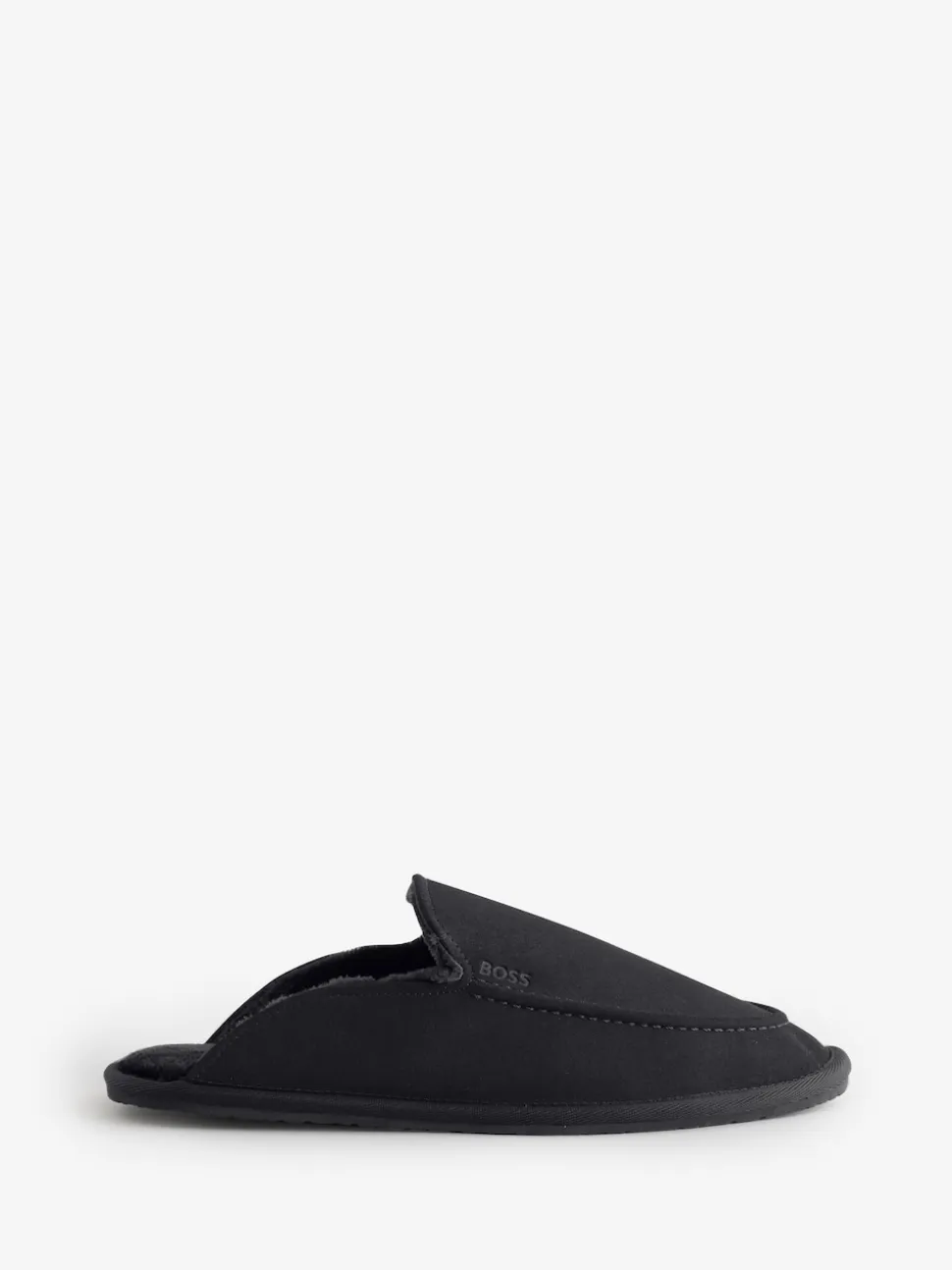 BOSS Black Lined Mules