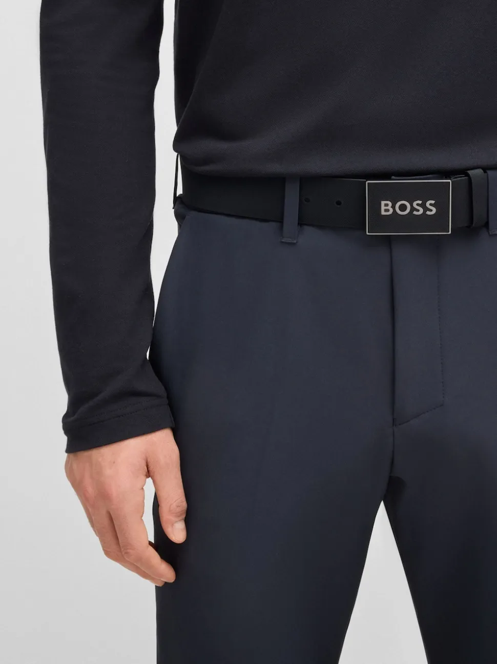 BOSS Black Logo Belt