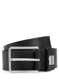 BOSS Black Logo Elio Italian Leather Belt