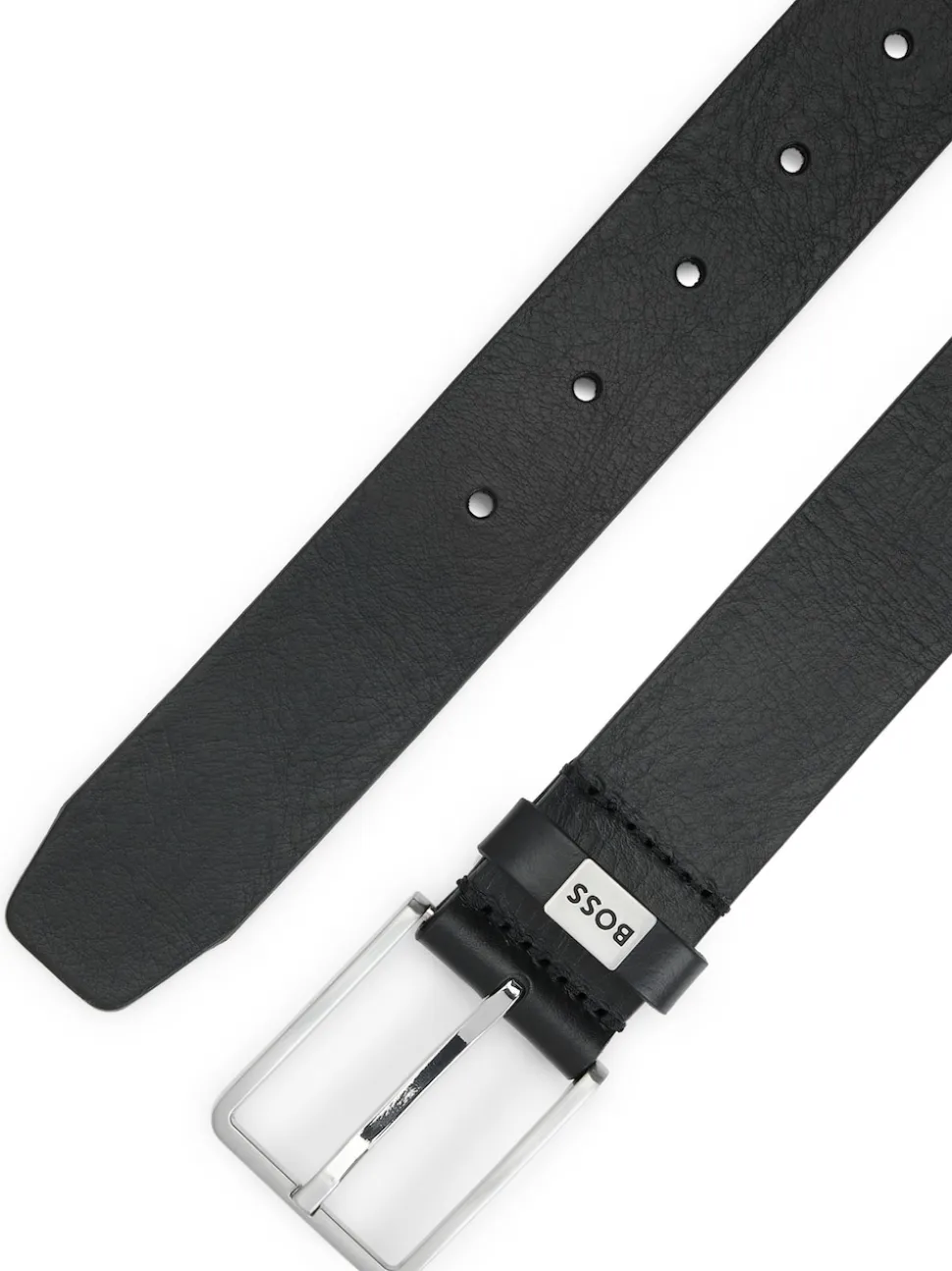 BOSS Black Logo Elio Italian Leather Belt