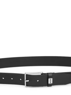 BOSS Black Logo Elio Italian Leather Belt