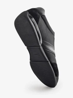 BOSS Black Mix Materials Trainers With Suede And Faux Leather