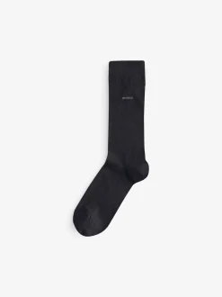 BOSS Black Patterned Logo Socks 2 Pack