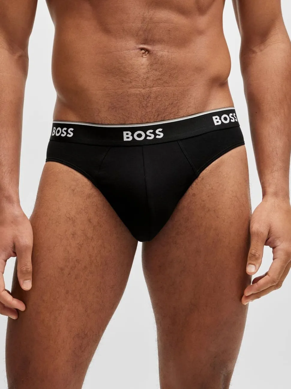 BOSS Black Power Stretch Cotton 3 Pack Briefs